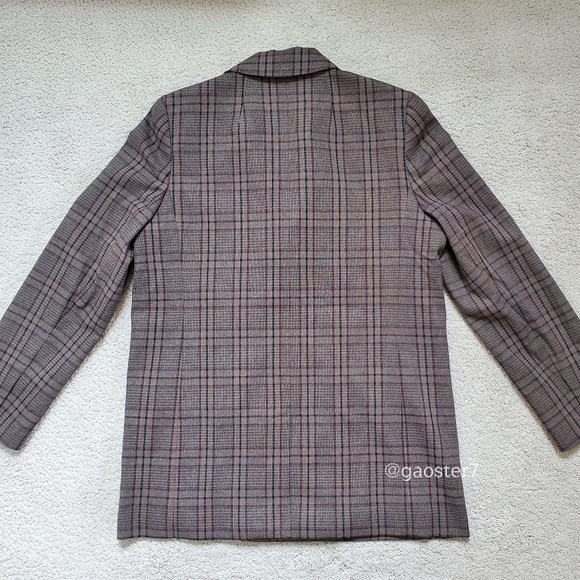 Madewell Caldwell Double-Breasted Blazer in Hedden Plaid - Picture 8 of 12